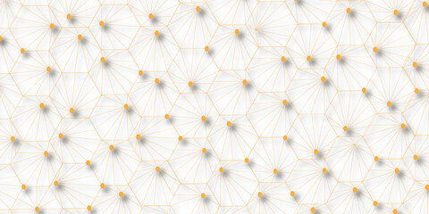 Wall Mural - abstract of simple golden line triangle pattern geometric background. seamless geometric polygonal r