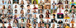 © Prostock-studio - A lively collection of diverse individuals showcasing joy and connection. Each portrait reflects unique backgrounds and shared happiness, captured in a vibrant collage setting.