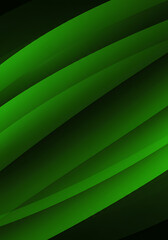 Wall Mural - sophisticated abstract green illustration, featuring soft gradients and subtle angular patterns.