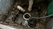 © Photo Dogg - Dirty Sink Drain Clogged with Sediment and Debris