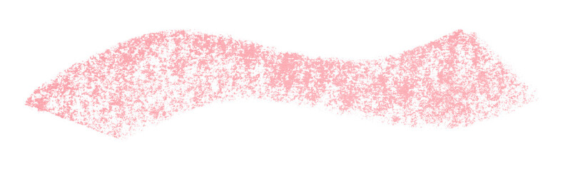 Pink crayon brush stroke isolated on transparent background