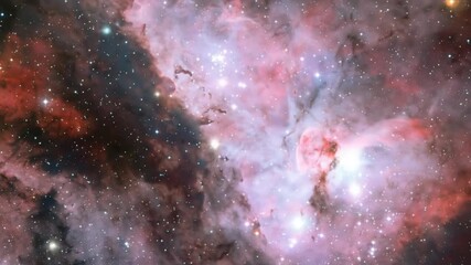 Wall Mural - view of wr22 eta carinae nebula across the vast expanse of the cosmos.