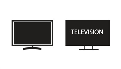 Television icon, Multi Series, television symbol sign, For website design, logo, app, template, ui etc., Editable stroke, vector illustration.

