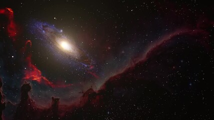 Wall Mural - galaxies and nebulae in the universe