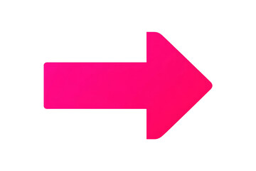 Wall Mural - A pink arrow pointing to the right
