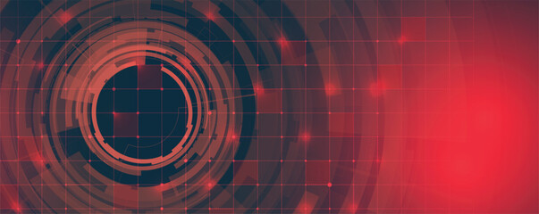 Digital abstract futuristic technology and science display background