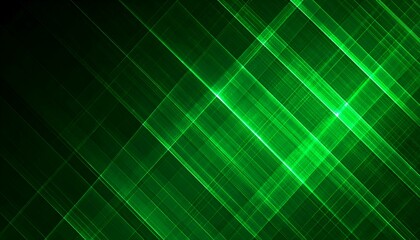 This image features a vibrant green abstract tech pattern background. The design consists of a network grid with varying shades of green, creating a dynamic and energetic visual effect
