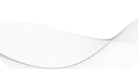 Wall Mural - abstract wavy curve lines background. abstract frequency sound wave lines and technology curve lines