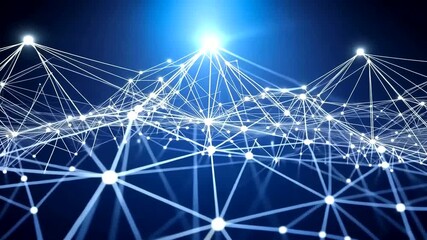 Abstract futuristic network connection background, digital technology connection