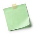 © Yauhen - Light green sticky note with tape isolated on white background