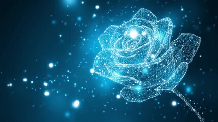 Wall Mural - abstract rose design