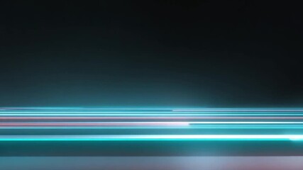 Wall Mural - abstract neon light trails