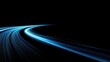 © Tarakan - Abstract light trails curving on a black background (1)