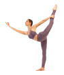 © Nobilior - Young woman doing yoga or dance exercise