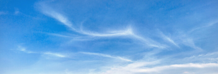Wall Mural - sky is blue and clear with few clouds