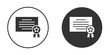 © iconic - Certificate icon. flat sign design. Vector symbol pictogram. UX UI icon