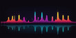 © nur - Abstract blue digital sound wave background with a modern equalizer graph pulse design