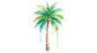© best-seller - coconut tree on white background vector illustration
