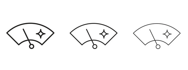 Wiper icon element Illustration. Trendy Symbol for Design