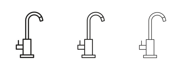 Kitchen tap icon element Illustration. Trendy Symbol for Design