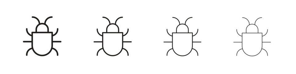 Bug icon design. Modern line. EPS10