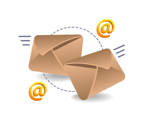 Wall Mural - email marketing transactions.eps