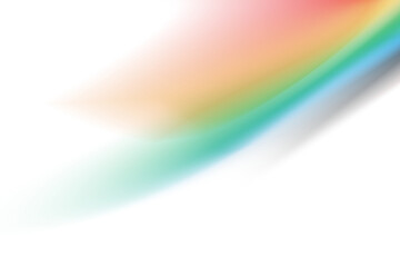 Wall Mural - colorful blur gradient overlay, abstract element, transparent background