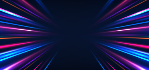 Wall Mural - Technology line graphic design background. line illustration. Vector Abstract technology circuit lines. Technology vector background.Eps10 vector illustration.	