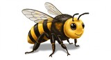 S��e Biene freundlich l�chelt sanftes Licht. AI Generated