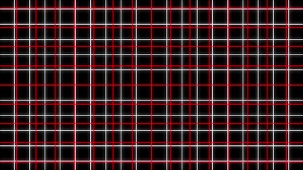 Wall Mural - abstract futuristic grid background with glowing white and red lines