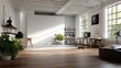 © Char_story - Modern Minimalist Living Room with Wood Floors and White Walls