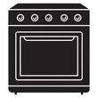 © shahabuddin - Modern electric oven silhouette icon for kitchen appliance and cooking themes