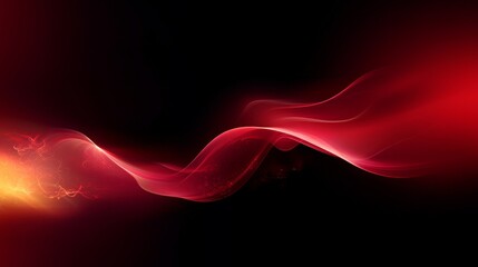 Wall Mural - dynamic and energetic abstract background with flowing reds and contrasting blacks for design use