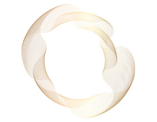 Wall Mural - design elements. wave of many glittering lines. abstract wavy stripes on white background isolated. 