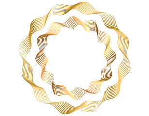 Wall Mural - design elements. wave of many glittering lines. abstract wavy stripes on white background isolated. 