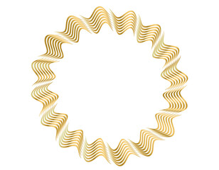 Wall Mural - design elements. wave of many glittering lines. abstract wavy stripes on white background isolated. 