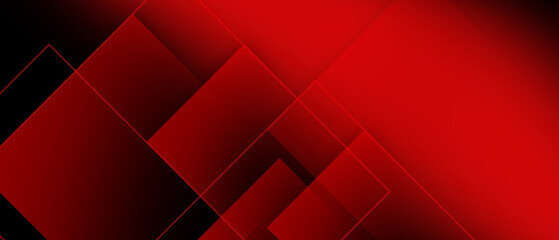 Wall Mural - abstract red background. modern shiny geometric lines pattern