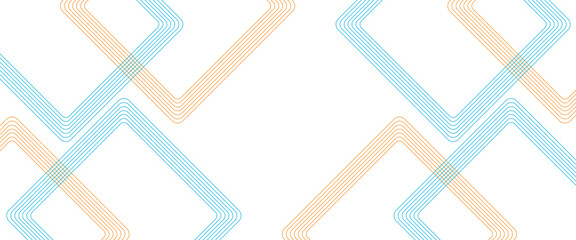 Wall Mural - vector abstract colorful technology geometric background with geometric square, stripes line