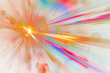 Wall Mural - png holographic blurry lens flare graphics pattern light.