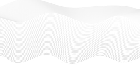 Wall Mural - vector wave digital flowing gradient white blend futuristic technology flow tech transparent line st