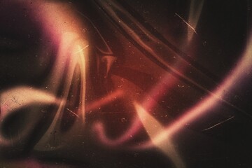 Wall Mural - abstract grainy warm orange color light leaks photo overlay effect filter, film grain texture photo 