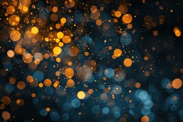 Wall Mural - bokeh lights overlay effect