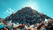 © Di Studio - big plastic stack of garbage with copy space