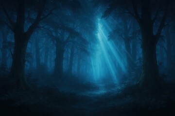 Wall Mural - A Serene Forest in the Shadows