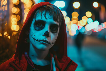 Wall Mural - ai generated picture of a beautiful mysterious character celebrate party
