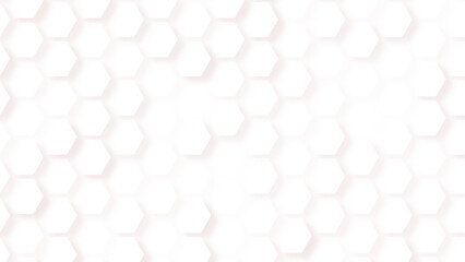 Wall Mural - hexagon seamless pattern with an abstract honeycomb design. abstract monochrome geometric outline po