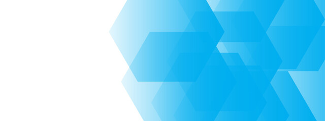 Wall Mural - abstract medical blue hexagon background design. blue gradient abstract background with shapes eleme