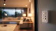 © Huzaifa - Smart home lighting control system wall mounted for modern interior design automation and convenience