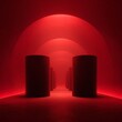 © Hina - abstract red background
