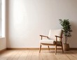 © Gek - Empty room with armchair and plant